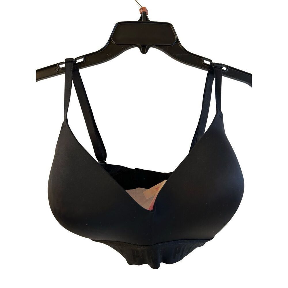 Vs Victoria Secret 34ddd Double Strap Wear Everwear Wireless Black Rn#54867
